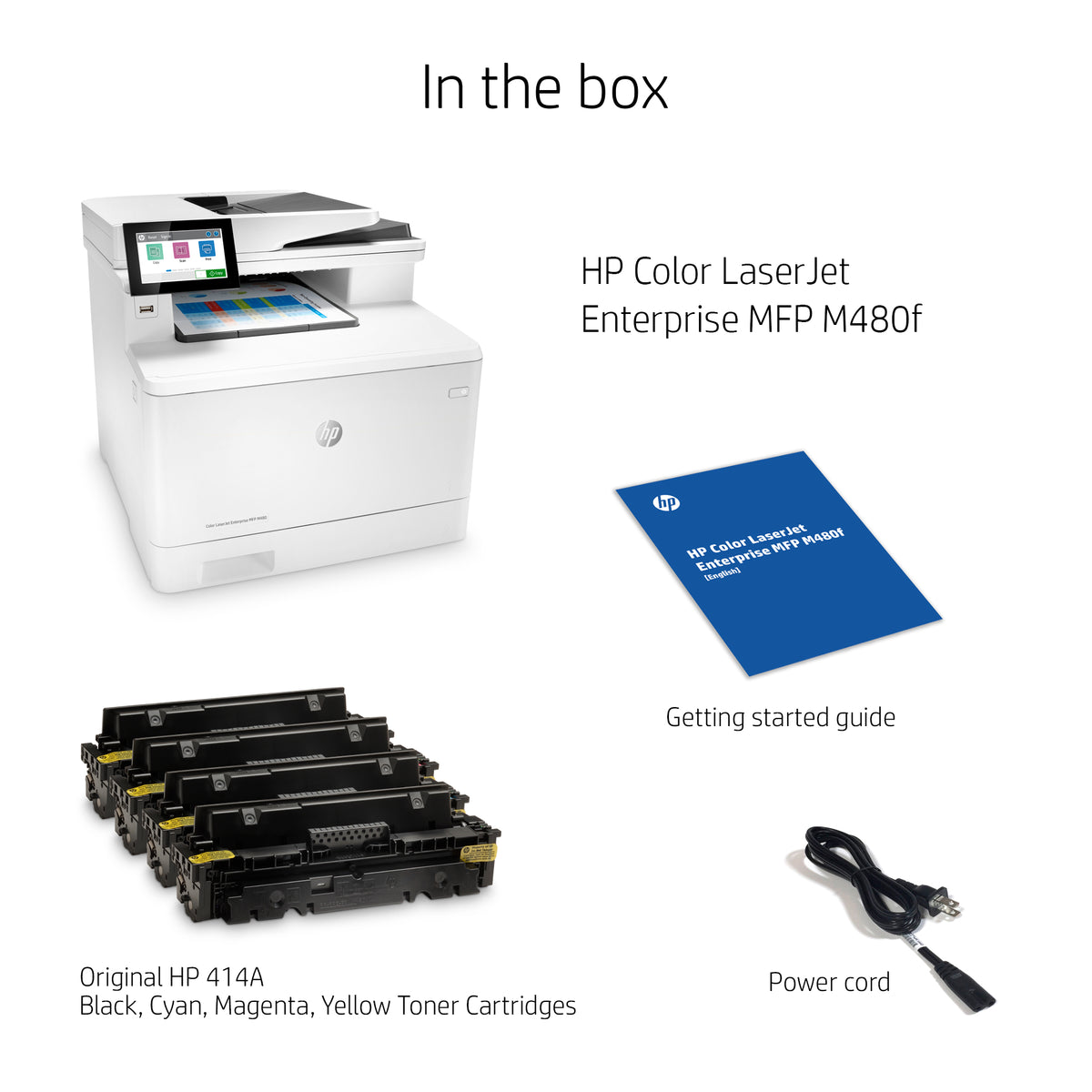 HP Color LaserJet Enterprise MFP M480f 29 ppm Multifunction Printer 3QA55A#BGJ — view 5
