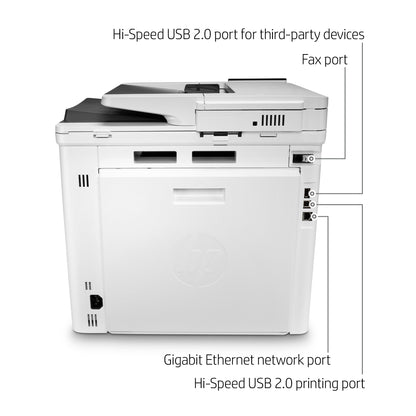 HP Color LaserJet Enterprise MFP M480f 29 ppm Multifunction Printer 3QA55A#BGJ — view 9