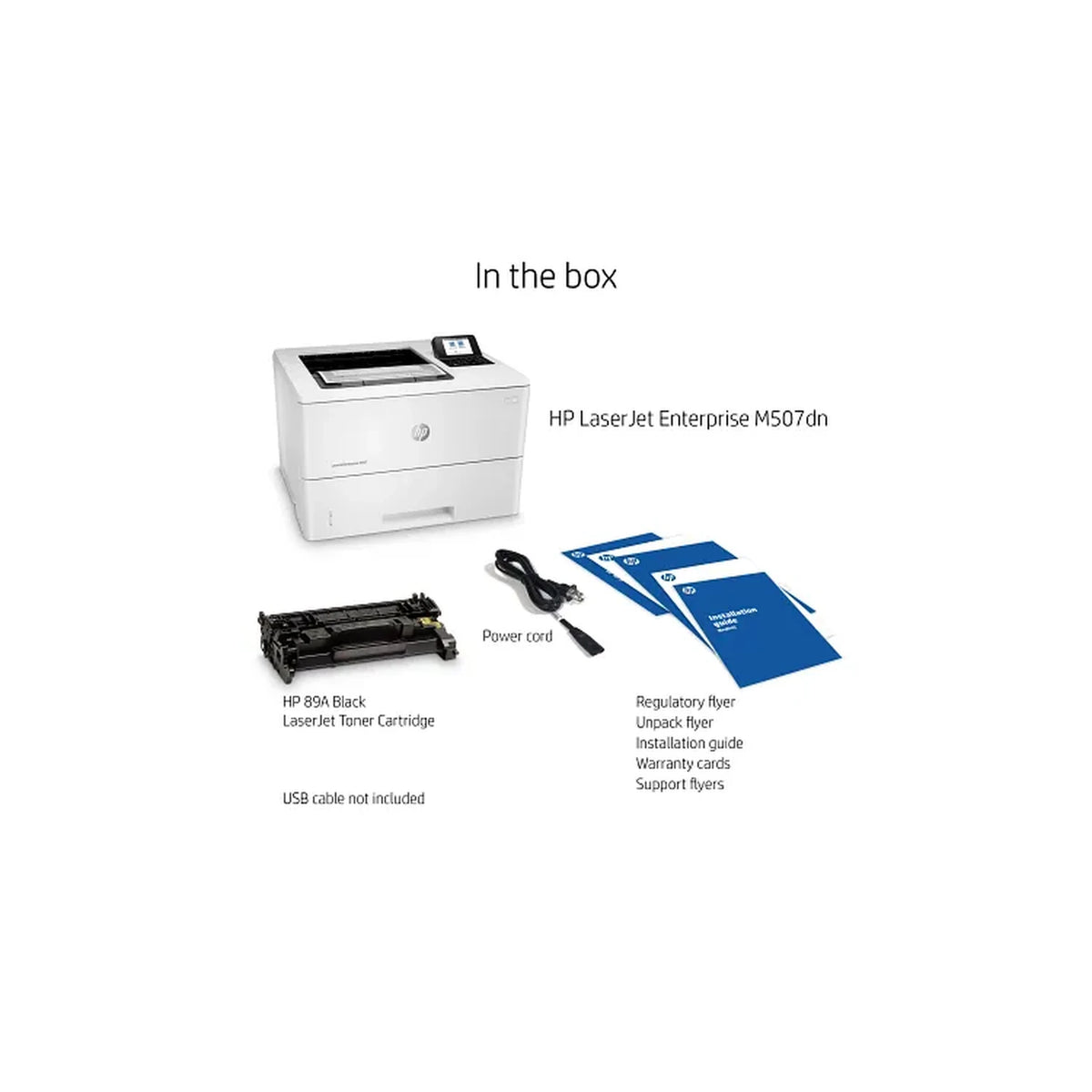 HP LaserJet Enterprise M507dn 45 PPM Monochrome Printer 1PV87A#BGJ — view 10