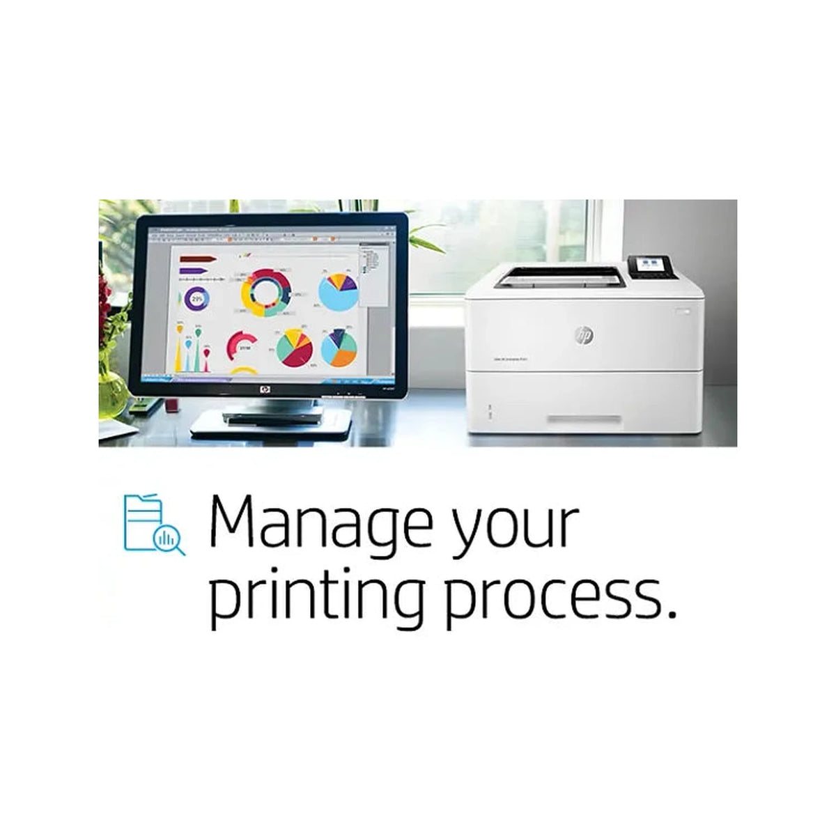 HP LaserJet Enterprise M507dn 45 PPM Monochrome Printer 1PV87A#BGJ — view 4