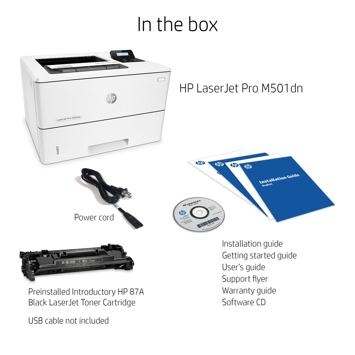 HP Pro M501dn 1.5 GHz Fast Network Printer J8H61A#BGJ — view 9