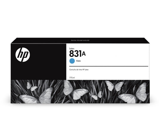 New, Pre-Owned - HP 831A Cyan 775ml Ink Cartridge, CZ683A