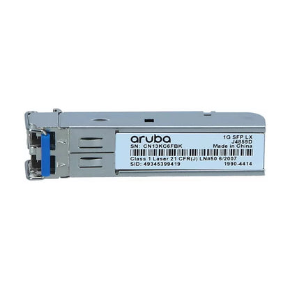 Aruba 1G SFP LC LX 10km Singlemode Fiber Transceiver J4859D — view 3
