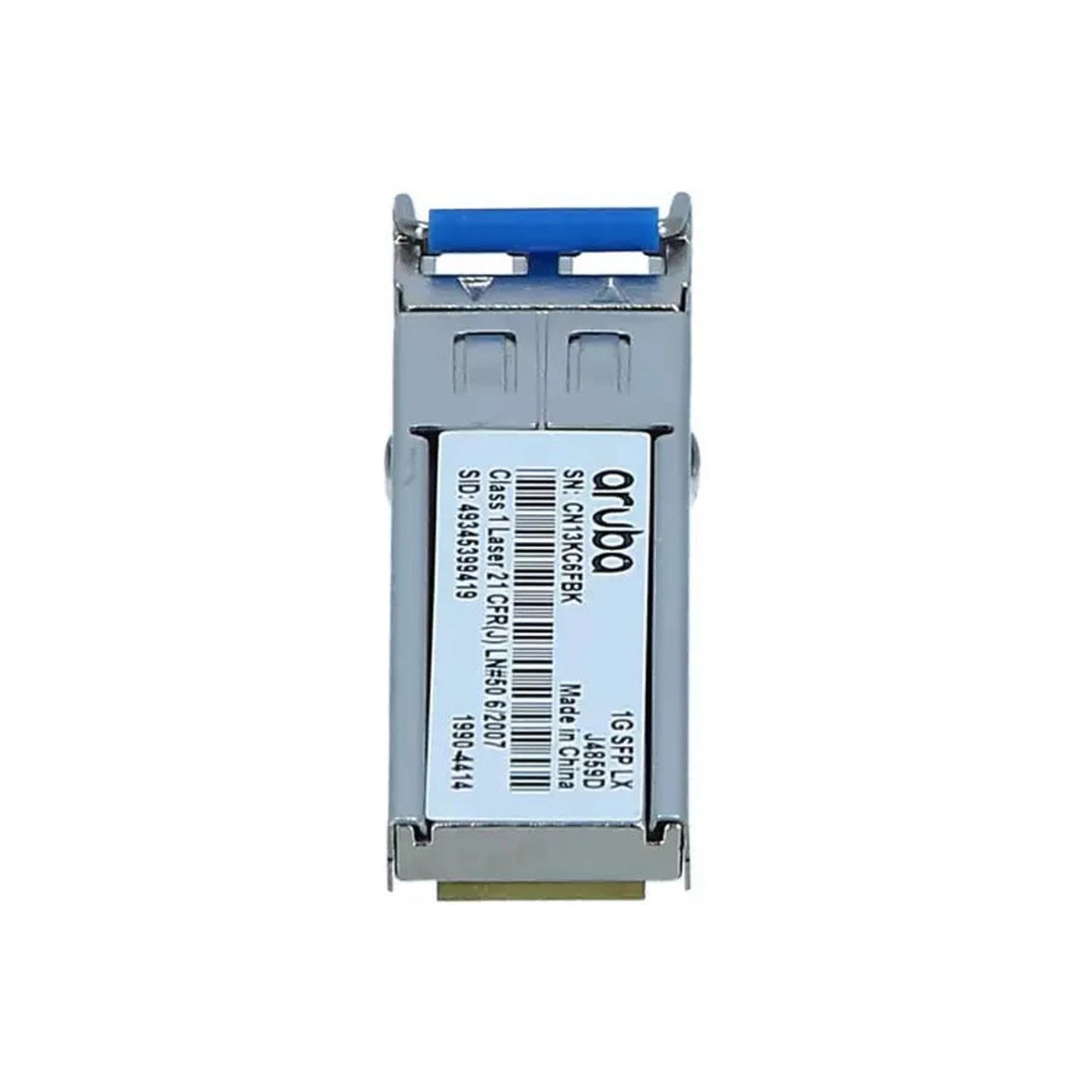 Aruba 1G SFP LC LX 10km Singlemode Fiber Transceiver J4859D — view 4