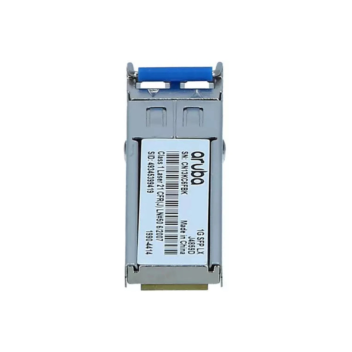 Aruba 1G SFP LC LX 10km Singlemode Fiber Transceiver J4859D — view 4
