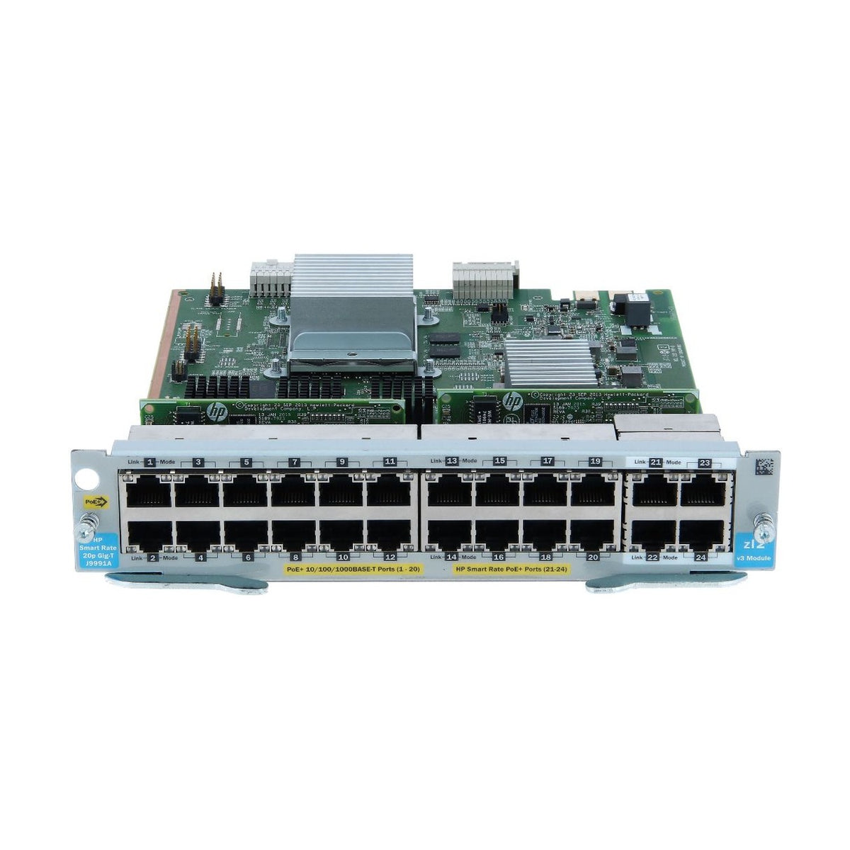 Aruba 20-Port PoE+ Gigabit Expansion Module with 4 SFP+ 10GbE J9990A