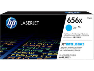 New, Pre-owned, Original HP 656X High Yield Cyan Toner Cartridge, CF461X