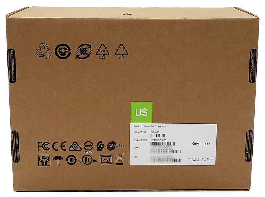 Fortinet FortiGate 40F Next-Gen Firewall 5 Gbps FG-40F