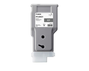 New, Pre-Owned - Canon PFI-206 300mL Gray Ink Cartridge