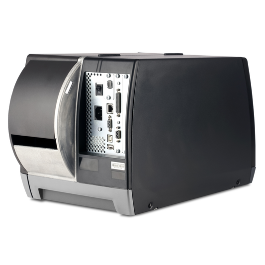 Honeywell PM45A rear view showing the Ethernet, USB and serial interface panel