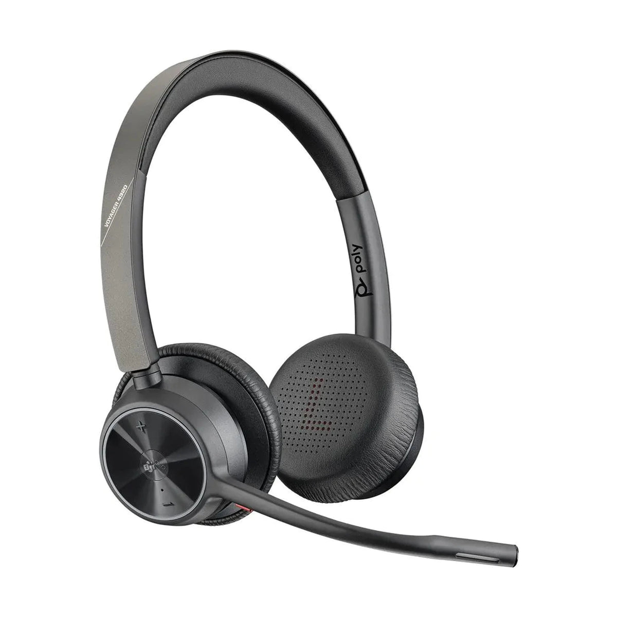 Poly Voyager 4320 UC Wireless Bluetooth Stereo Headset Microsoft Teams USB-A BT700 Dongle 218475-02 — view 3