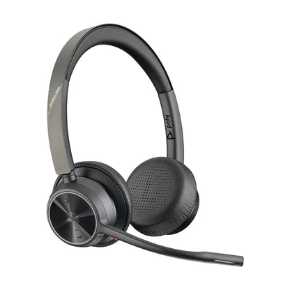 Poly Voyager 4320 UC Wireless Bluetooth Stereo Headset Microsoft Teams USB-A BT700 Dongle 218475-02 — view 3