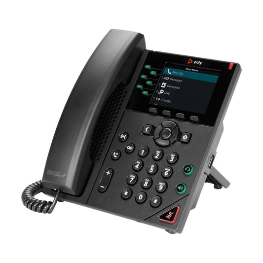 Poly VVX 350 IP Desk Phone with HD Voice and Dual Ethernet 2200-48830-025 — view 2