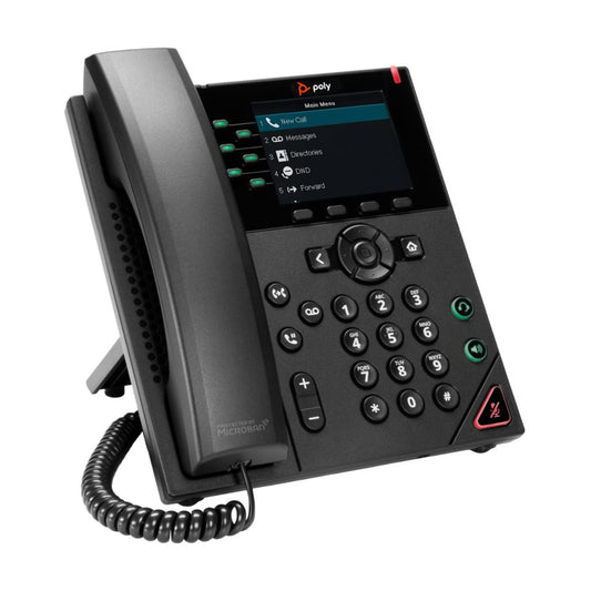 Poly VVX 350 IP Desk Phone with HD Voice and Dual Ethernet 2200-48830-025