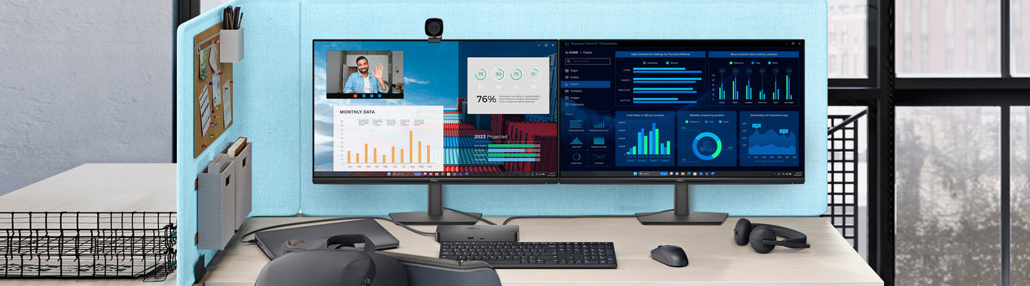 Dell WD22TB4 Thunderbolt 4 Dock with Modular Design DFV65