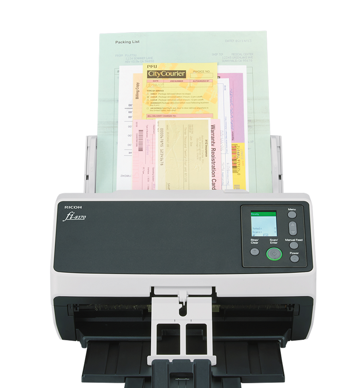 Fujitsu Ricoh fi-8170 ADF Document Scanner 70ppm PA03810-B055