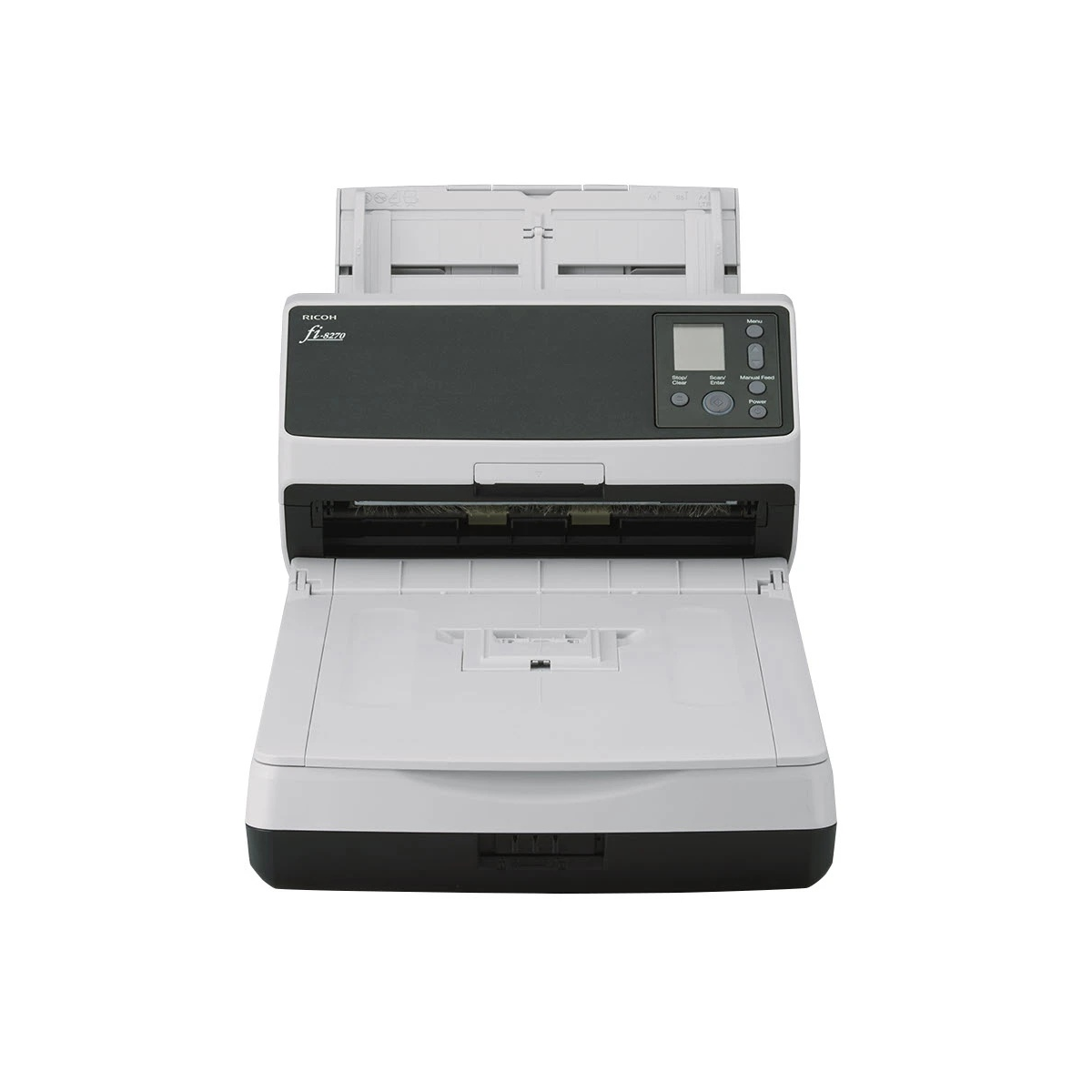 Ricoh fi-8270 colour duplex document scanner with flatbed, front view