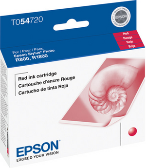 New, Pre-Owned - OEM Epson 54 (T0547) Red Ink Cartridge
