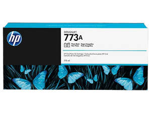 New, Pre-Owned - HP 773A Standard Yield Photo Black Toner Cartridge, C1Q27A