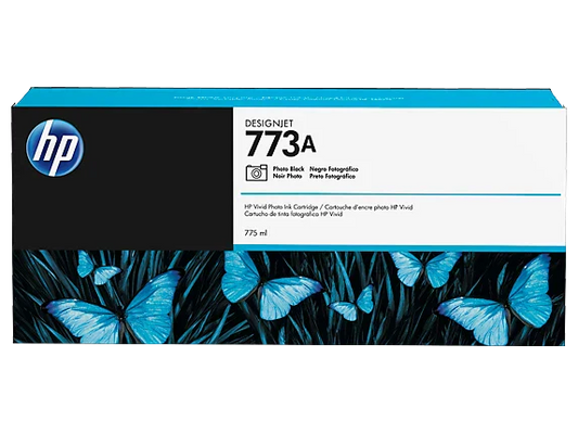 New, Pre-Owned - HP 773A Standard Yield Photo Black Toner Cartridge, C1Q27A