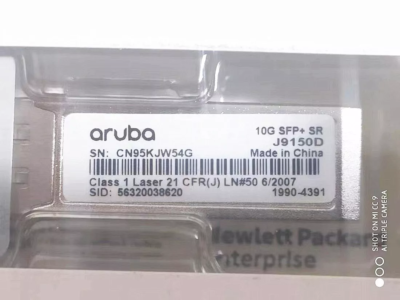 Aruba HPE 10G SFP+ LC SR Multimode Fiber Transceiver J9150D