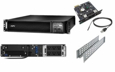 APC Smart-1500VA RM 120V Double-Conversion Rackmount Power System AP9641
