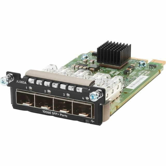 HP Aruba 4-Port 10Gb SFP+ Expansion Module JL083A