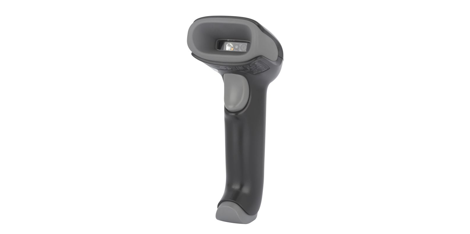 Honeywell Voyager XP 1472g cordless 1D/2D barcode scanner in black, manufacturer product photograph