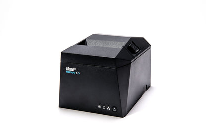 Star Micronics TSP143IVUE receipt printer, front left three-quarter view