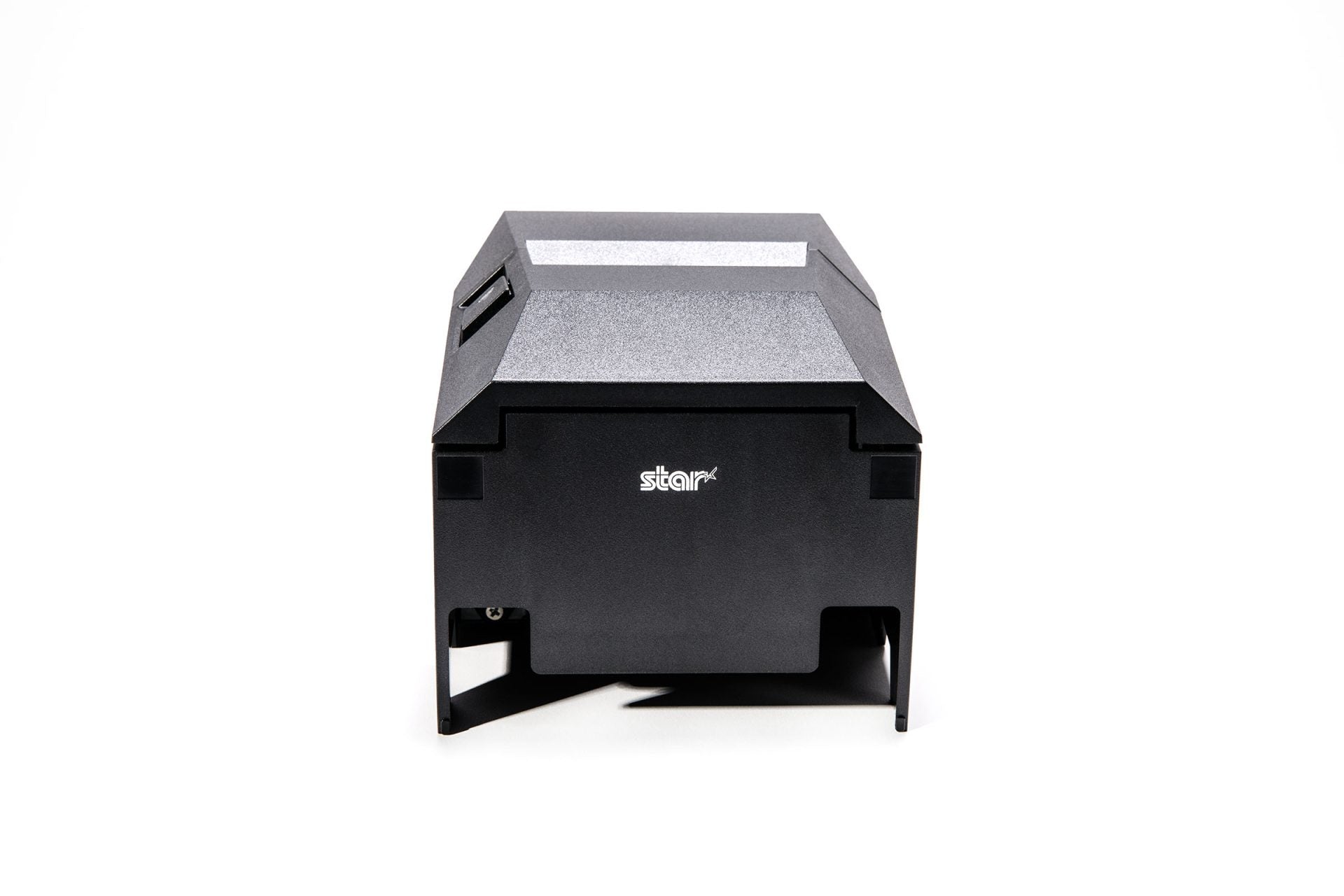 Star Micronics TSP143IVUE grey receipt printer, rear of the housing