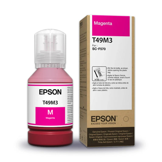 New, Pre-Owned - Epson 140ml Magenta Ink Bottle, T49M320