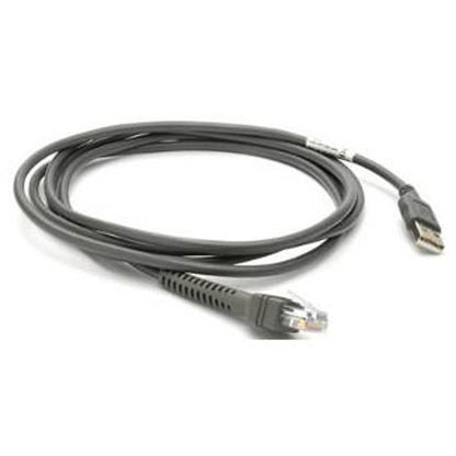 Zebra USB Cable Series A 7 ft Straight for LS2208 and DS Series Corded Scanners CBA-U01-S07ZAR — view 3