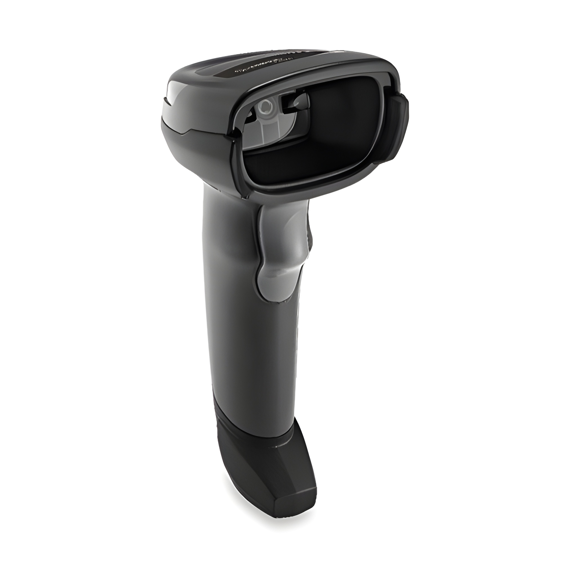 Zebra DS2208 corded barcode scanner in Twilight Black, front view of the scan window