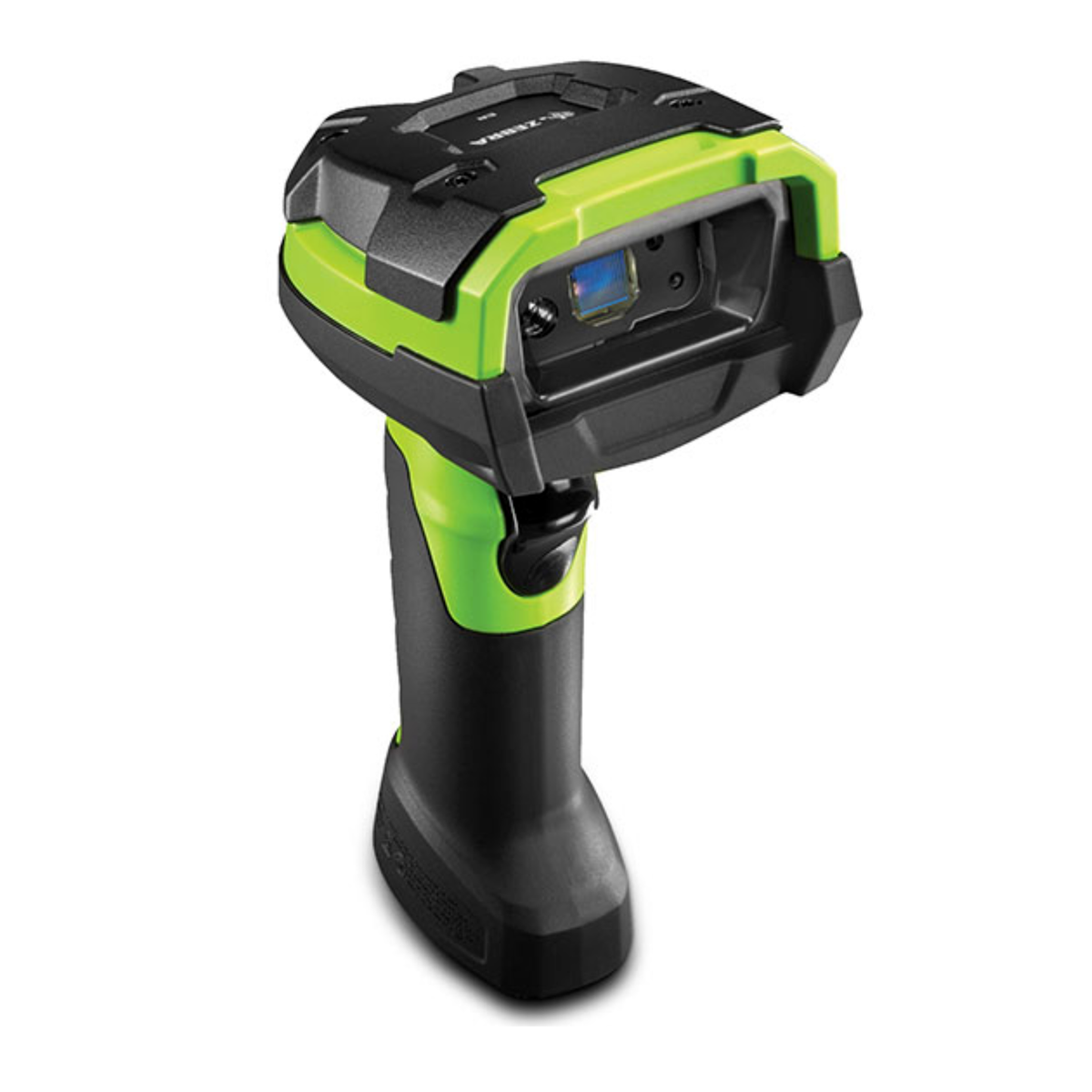 Zebra DS3678 ultra-rugged cordless scanner, front angle showing the scan window