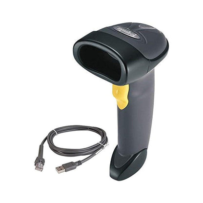 Zebra LS2208 Corded 1D Laser Barcode Scanner Twilight Black USB Kit with Cable No Stand LS2208-7AZU0100ZNA — view 2