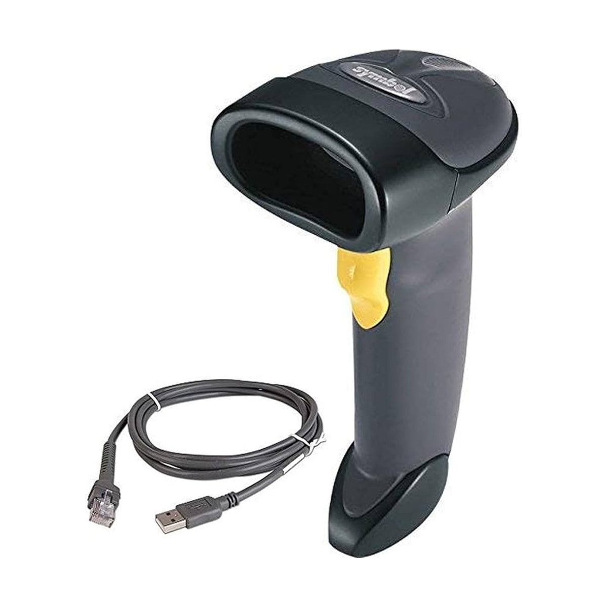 Zebra LS2208 Corded 1D Laser Barcode Scanner Twilight Black USB Kit with Cable No Stand LS2208-7AZU0100ZNA — view 3