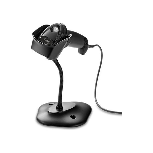 Zebra LS2208 Corded 1D Laser Barcode Scanner Twilight Black USB Kit with Cable and… LS2208-SR20007R-NA