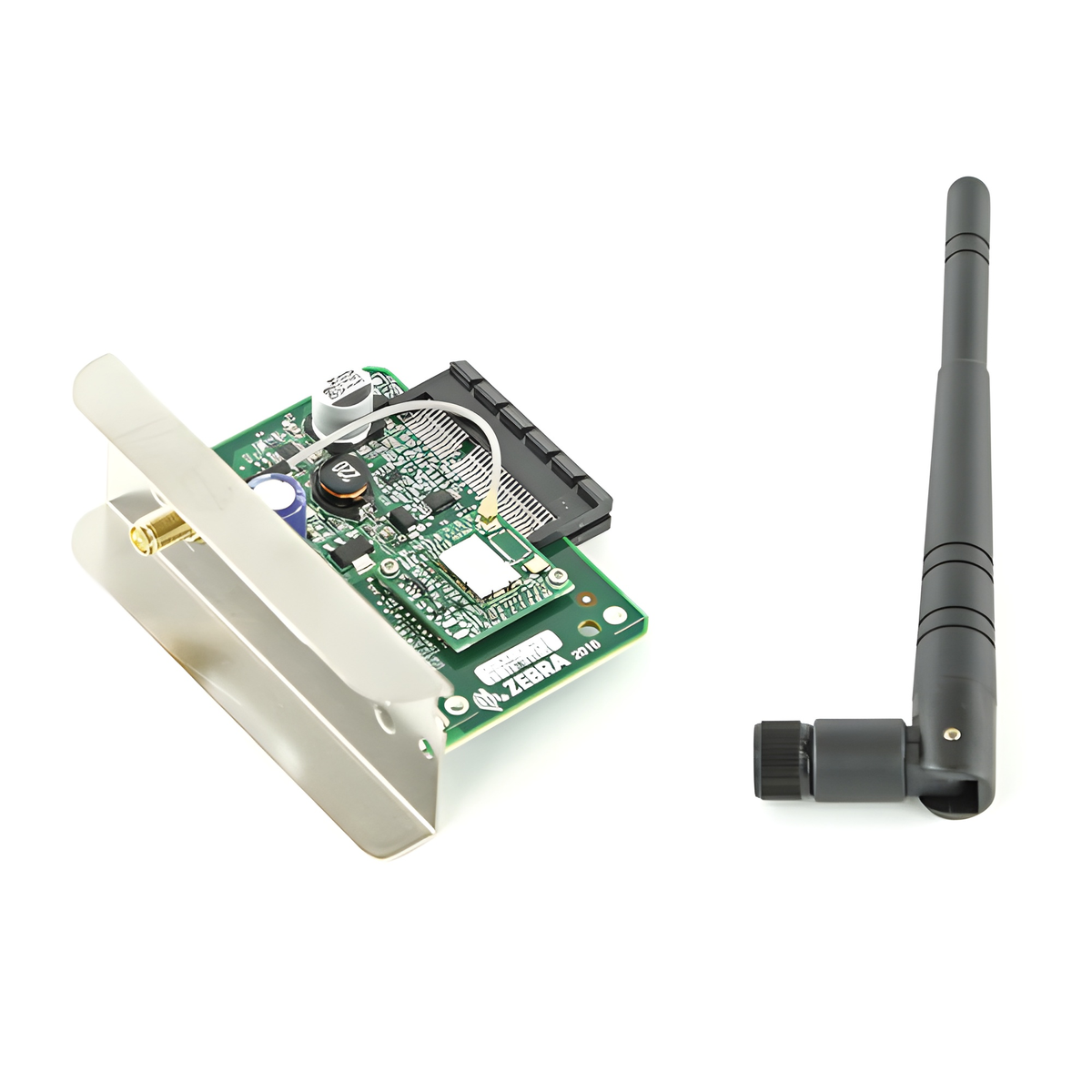 Zebra ZebraNet 802.11ac wireless card with its detachable antenna